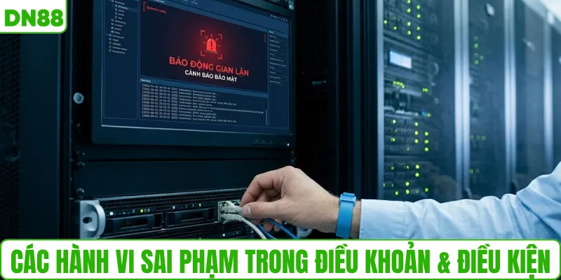 Các hành vi sai phạm trong điều khoản & điều kiện