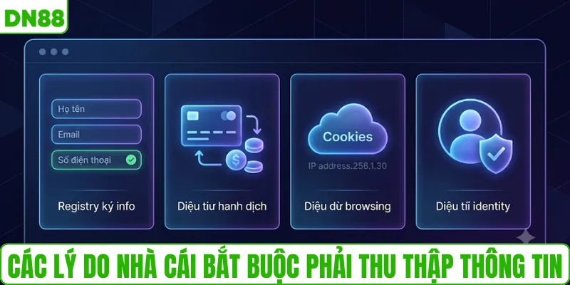 Các lý do nhà cái bắt buộc phải thu thập thông tin